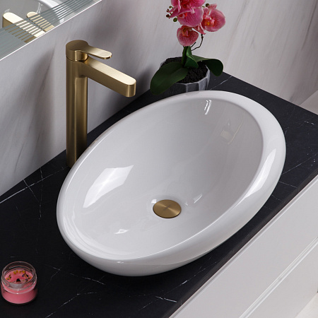 Раковина накладная BelBagno BB1396 37x58.5x14.5 белый