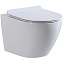 Унитаз подвесной beWash Minimal BKWHR003480 с системой микролифт, белый глянцевый - фото 1