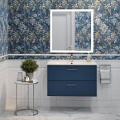 Мебель для ванной Kerama Marazzi Piano Classic PIA.CL.85\BLU.M 85 ясень синий матовый