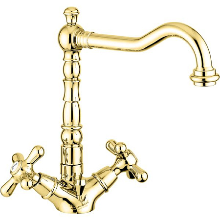 Смеситель Emmevi Deco Old 12613OR для раковины, золото