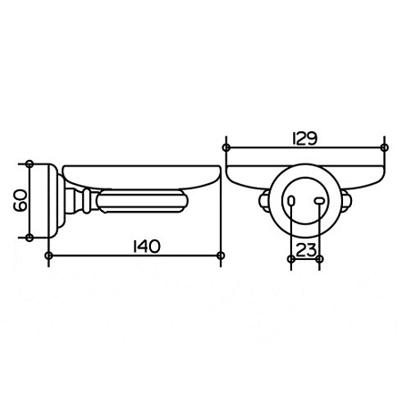 Мыльница Keuco Astor 02155019000 хром