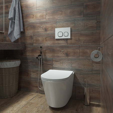 Кнопка смыва IDDIS Uniglass UNG01WCi77 белый