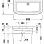 Тумба с раковиной Duravit Esplanade  белая 85 - фото 8