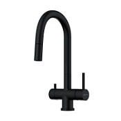 Смеситель Omoikiri Akita-S-GB 4994359 для кухонной мойки, графит