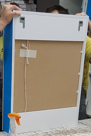 Зеркало Dreja Uni 105 белое