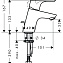 Смеситель Hansgrohe Focus E2 31730000 для раковины, хром - фото 2