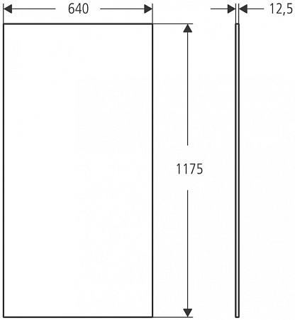 Накладная панель Grohe Rapid S 37278000 для инсталляции