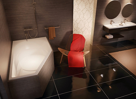 Ванна акриловая Riho Yukon B009001005 160x90 L