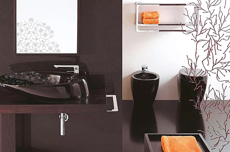 Унитаз напольный Simas Bohemien BO 01 nero черный