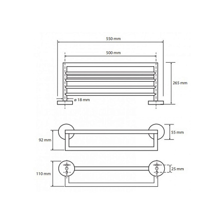 Полотенцедержатель Bemeta White 104219074 белый