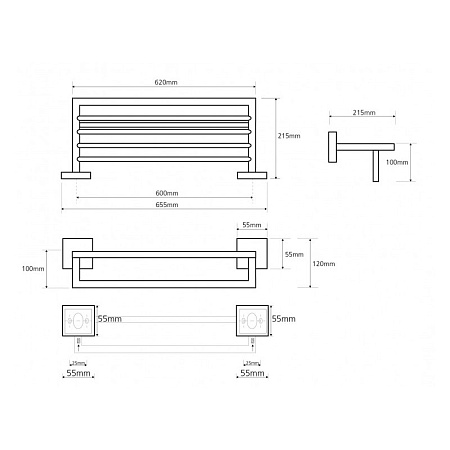 Полотенцедержатель Bemeta Beta 132205072