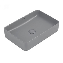 Раковина накладная ABBER Rechteck AC2207MG серый матовый