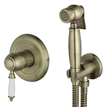 Гигиенический душ со смесителем Lemark Villa LM4819B бронза