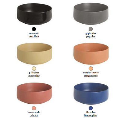 Раковина ArtCeram Cognac COL003 15;00 55 grigio oliva