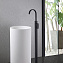Смеситель ABBER Wasserfall AF8640B напольный для раковины, черный матовый - фото 2