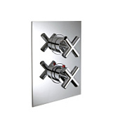 Термостат Palazzani Formula Mult 62250210 для ванны с душем на 2 потребителя (внешняя часть)