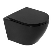 Унитаз подвесной BelBagno Colorato BB062CHR-MB черный матовый Унитаз подвесной BelBagno Colorato BB062CHR-MB черный матовый