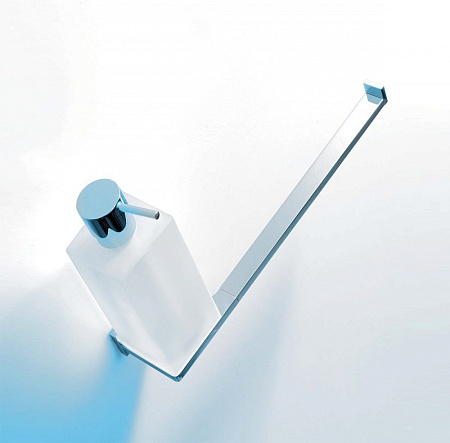 Полотенцедержатель Colombo Look B1674.BM с дозатором, белый матовый