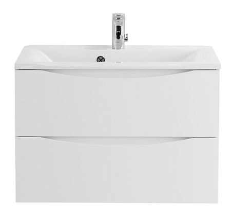 Тумба с раковиной BelBagno Marino MARINO-750-2C-SO-BO-P 75 bianco opaco
