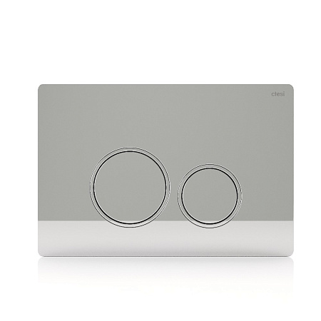 Кнопка смыва Ctesi Round BK0202120 хром