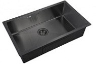 Мойка кухонная Zorg Inox Pvd PVD 7444 GRAFIT графит