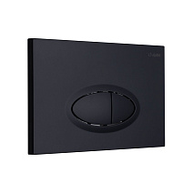 Кнопка смыва Logan Oval 00297676 черный матовый