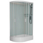 Душевая кабина Frank F412/1R М White 120x80 стекло матовое, белый