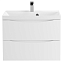 Тумба с раковиной BelBagno Marino MARINO-600-2C-SO-BO-P 60 bianco opaco - фото 1