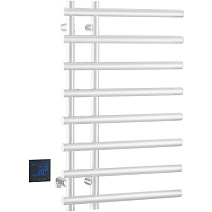 Полотенцесушитель электрический Boheme Uno 722-MW 80х50 см, круглый, сухой, белый матовый Полотенцесушитель электрический Boheme Uno 722-MW 80х50 см, круглый, сухой, белый матовый