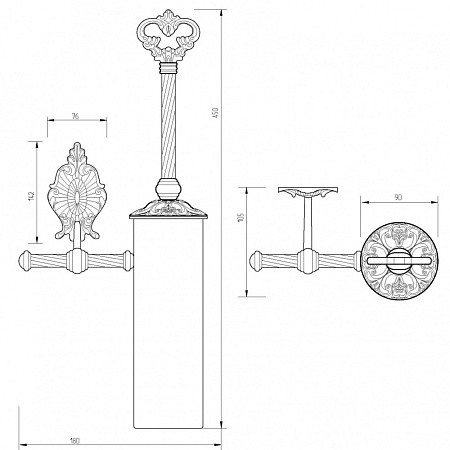 Ершик Migliore Elisabetta 16997 бронза