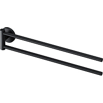 Полотенцедержатель Am.Pm X-Joy A85A32622 двойной поворотный черный Полотенцедержатель Am.Pm X-Joy A85A32622 двойной поворотный черный