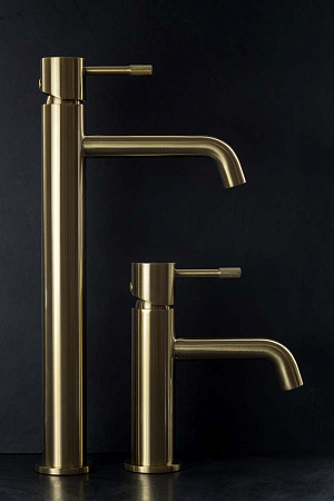 Смеситель Boheme Uno 462-MG для раковины, золото матовое