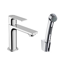 Смеситель Hansgrohe Rebris E 72216000 для раковины, с игиеническим душем, хром