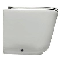 Чаша для приставного унитаза Kerasan Tribeca 511801 безободковый, белый