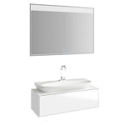 Мебель для ванной Aqwella Genesis GEN0110W 100 белый глянцевый