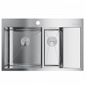Кухонная мойка Omoikiri Akisame 78-2-IN-L 78х51 нержавеющая сталь