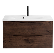 Тумба с раковиной BelBagno Marino MARINO-800-2C-SO-RW-P 80 rovere moro