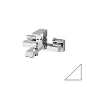 Смеситель Cezares Porta PORTA-VM-BIO для ванны и душа, белый матовый