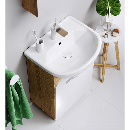 Мебель для ванной  Aqwella Вега Veg.01.05 55 дуб сонома/белый