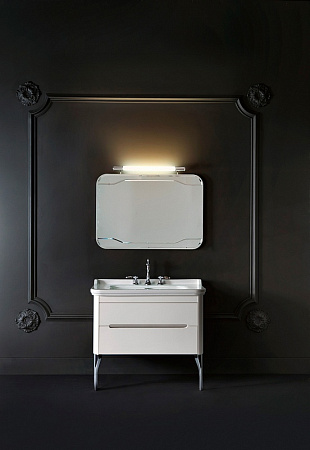 Раковина Kerasan Waldorf 4142K1bi/cr*1 100 c 1 отверстием под смеситель, белый