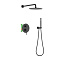 Душевой комплект Timo Saona SX-2369/03SM черный матовый