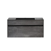 Тумба с раковиной Vincea Chiara VMC-2C100GS 100 подвесная, 1 выкатной ящик, G.Stone