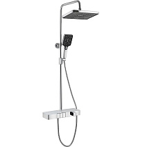 Душевая стойка с термостатическим смесителем beWash BV0MMSS6151 хром Душевая стойка с термостатическим смесителем beWash BV0MMSS6151 хром