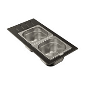 Контейнер Omoikiri DC-02-2-IN нержавеющая сталь