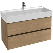 Тумба с раковиной Jacob Delafon Tolbiac EB2383-E75 100 раковина Vivienne, дуб давос натуральный