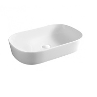 Раковина ArtCeram Ghost GHL002 05;00 65 белый матовый