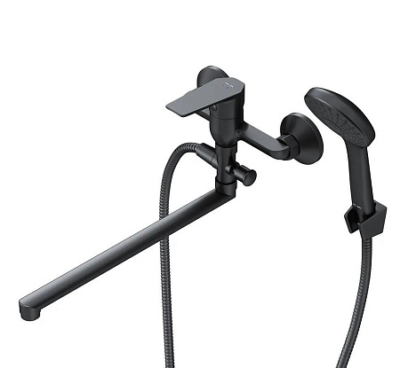 Смеситель Am.Pm GEM F90A90122 для ванны с душем черный