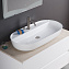 Раковина накладная BelBagno BB1347 41x81x13.5 белый - фото 3