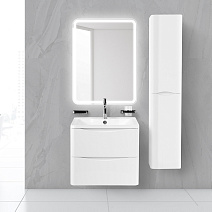 Мебель для ванной BelBagno Acqua ACQUA-700-2C-SO-BL 70 подвесная, Bianco Lucido