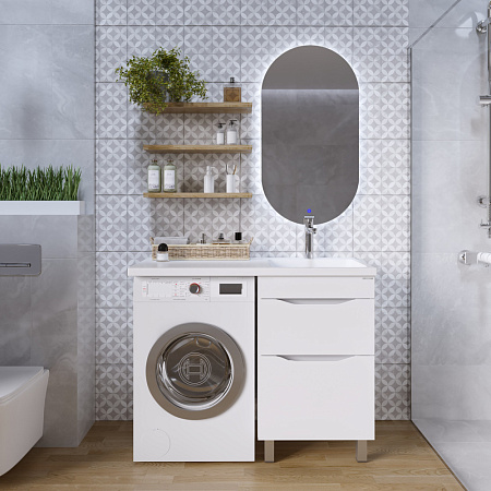 Мебельная раковина Grossman Камилла 1101032 110 R белая